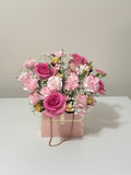 Mom's Purse Box | Caja Estilo Bolso con Flores y Ferrero