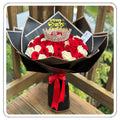 Grand Royal - 50 Roses Crown Bouquet / Grand Royal - Bouquet de 50 Rosas con Corona