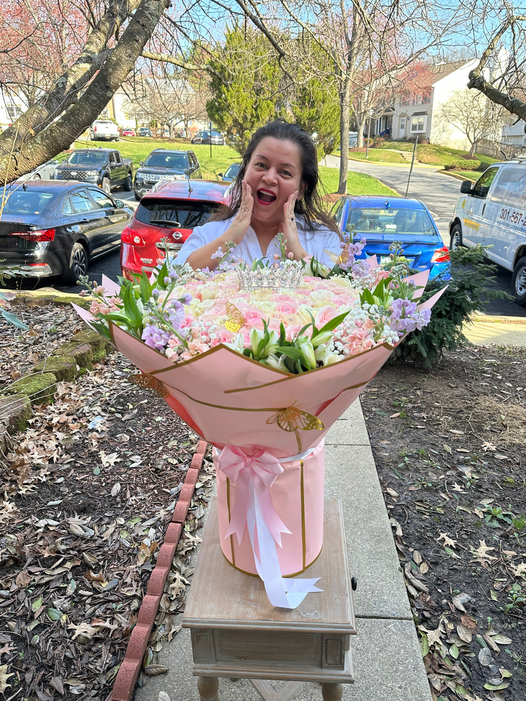 Royal Garden - 100 Roses Bouquet / Royal Garden - Bouquet de 100 Rosas