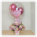 Bloom & Wishes - Roses & Bubble Balloon / Bloom & Wishes - Rosas y Globo Burbuja
