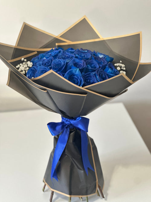 Blue Dream Gift Kit | Kit de Regalo Azul con Rosas, Oso y Globos